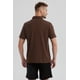 thumbnail image 3 of Polera Hombre Slim Cuello Camisero Café, 3 of 4