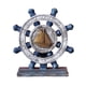 thumbnail image 1 of Volante De Barco Adorno De Timón Náutico Estilo Mediterráneo Para Escritorio Azul, 1 of 5