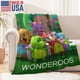 thumbnail image 3 of Wonderoos anti-pilling, suave, ligera, esponjosa y acogedora de lujo para hogar y cocina – Perfecta para niños y adultos,110X70cm, 3 of 6