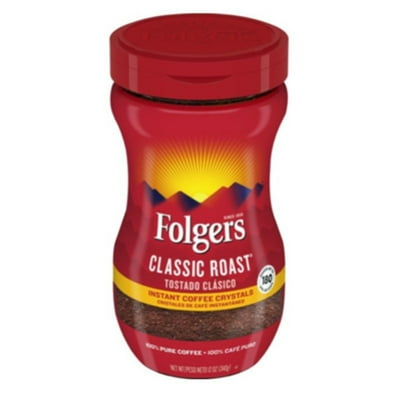 Café Instantáneo Tostado Clasico Pote Plastico 340 Gr Folgers