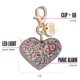 thumbnail image 3 of Alarma de seguridad personal BLINGSTING Black Glitter Heart, 3 of 6