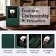 thumbnail image 5 of Cargador de relojes Mcbazel Single verde de cuero PU, 5 of 9