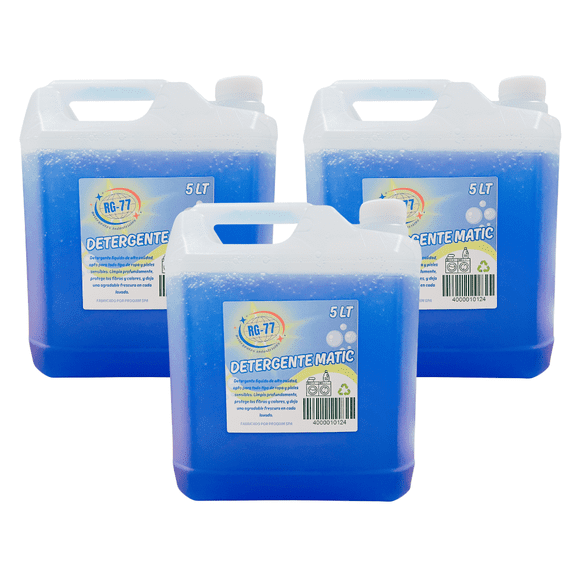 Detergente Matic RG-77 eco 5 litros 3 Unidades