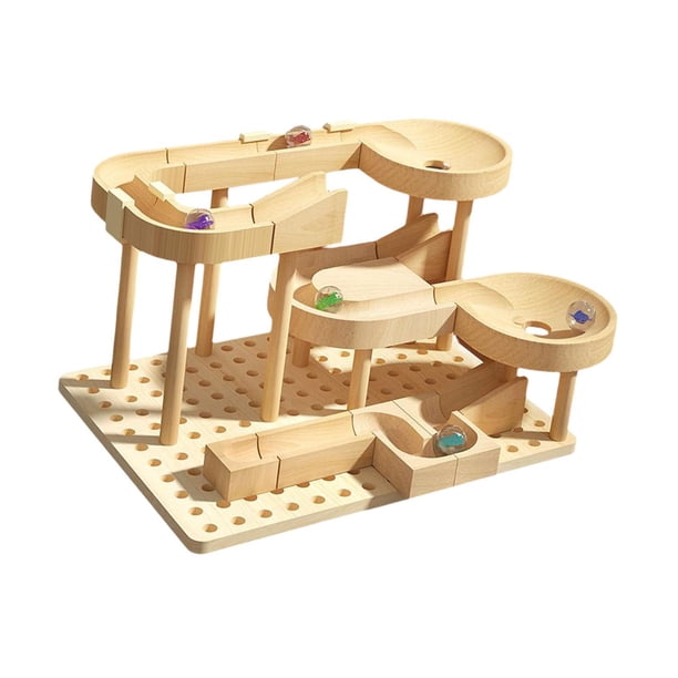 Pista De Madera Para Hacer Tú Mismo, Juguete De Canicas, Pasatiempos, Juguete Para Decoración Del Hogar, Regalo De Cumplea?os, Vacaciones