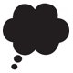 thumbnail image 1 of Decomural Speech Bubble Cloud Shape Pack WS-33410, 1 of 2