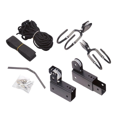 Ioensy - Sistema De Polea De Elevación De Polipasto De Kayak Almacenamiento De Techo De Garaje Colgador De Bicicleta Montado