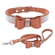thumbnail image 1 of Collar de perro con pajarita, collar suave deslumbrante con cristales de piedras preciosas de imitación, adecuado para perros con, 1 of 6