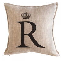 Tuyo Print - Cojín Letra Corona R 45X45