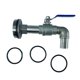 thumbnail image 2 of Barril Grifo Válvula De Bola Contenedor Acero Inoxidable Gasolina Dn50 Tambor Grifo Longitud 18cm, 2 of 5