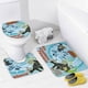 thumbnail image 4 of Wild Kratts-theme 4-Piece Shower Curtain Set with Rugs, Waterproof Bathroom Decor Set Includes Bath Mat, U-Shaped Rug, Toilet Lid Cover and Curtain with Hooks, 4 of 6