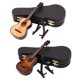 thumbnail image 2 of Modelo De Guitarra Con Soporte Y Estuche Regalos Para Ni?os Regalos De Cumplea?os Marrón + Color Madera, 2 of 5
