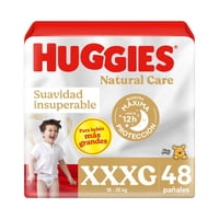 Pañales Natural Care Xxxg 48 Un Huggies