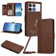 thumbnail image 1 of Funda Cartera Trébol para Xiaomi Poco F6 Pro con Ranuras Tarjetas y Carga Inalámbrica Marrón, 1 of 6