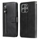 thumbnail image 1 of Funda con Cremallera para Motorola Moto G15 Power, Carcasa Cartera de Cuero PU con Soporte y Tarjetero, 1 of 5