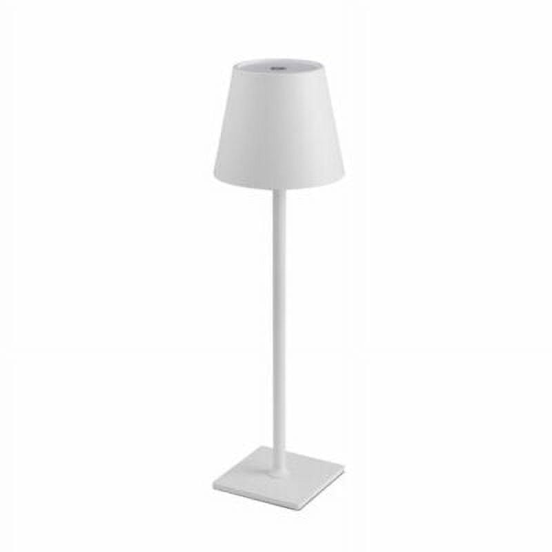 Want - Lampara De Mesa Led Táctil, Inalámbrica Y Recargable - Blanco