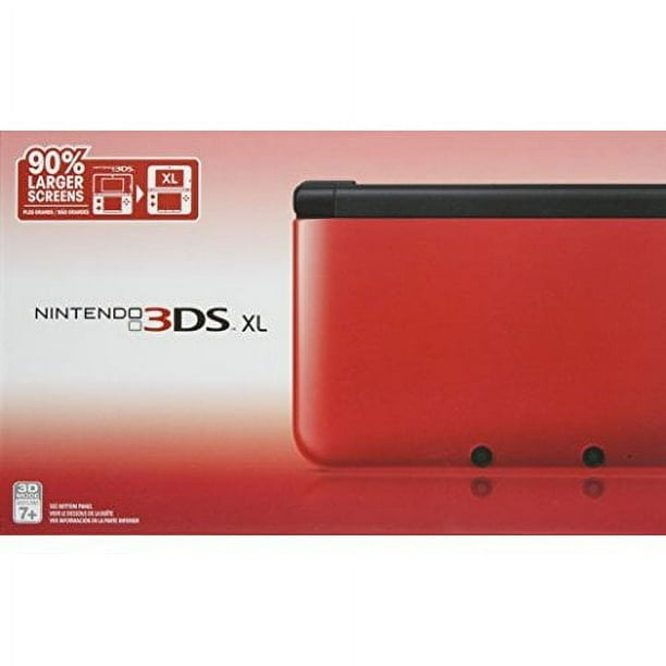 Nintendo 3DS XL Rojo/Negro - Reacondicionado | Lider