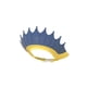 thumbnail image 1 of Gorro de Baño Visera de Ducha Corona para Bebé Azul, 1 of 3