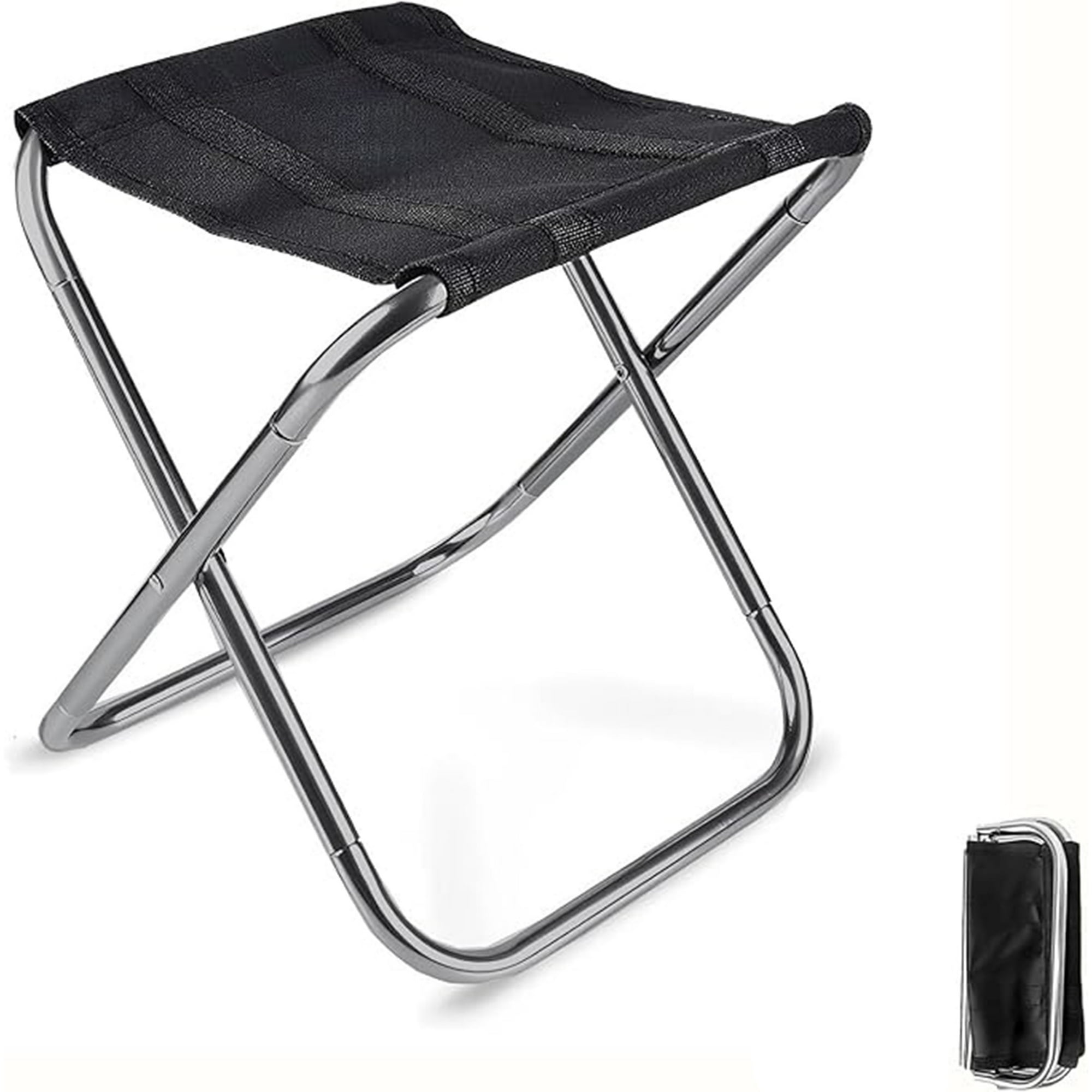 Veatool - Banco De Camping, Silla De Camping De Aleación De Aluminio, Silla Plegable Portátil, Pequeño Taburete Plegable Adecuado Para Viajes Al Aire Libre, Pesca, Barbacoa, Senderismo