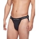 thumbnail image 3 of Jock Strap Calvin Klein, algodón elástico, para hombre, paquete de 3 unidades, color negro, 3 of 4