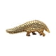 thumbnail image 4 of Mini Figura De Pangolín, Pavo Real En Plena Floración, Latón Para Plantas De Pascua, Boda, 4 of 5