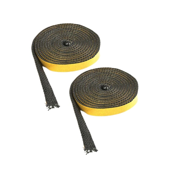 Junta De Estufas De Leña Con Parte Trasera Autoadhesiva, Cuerda Plana Para Estufas De Horno, Puerta De 3mm X 15mm X 1,5 M