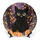 thumbnail image 1 of Plato Decorativo de Porcelana Desmarcar Fiesta del Gato Negro 15 cm, 1 of 6