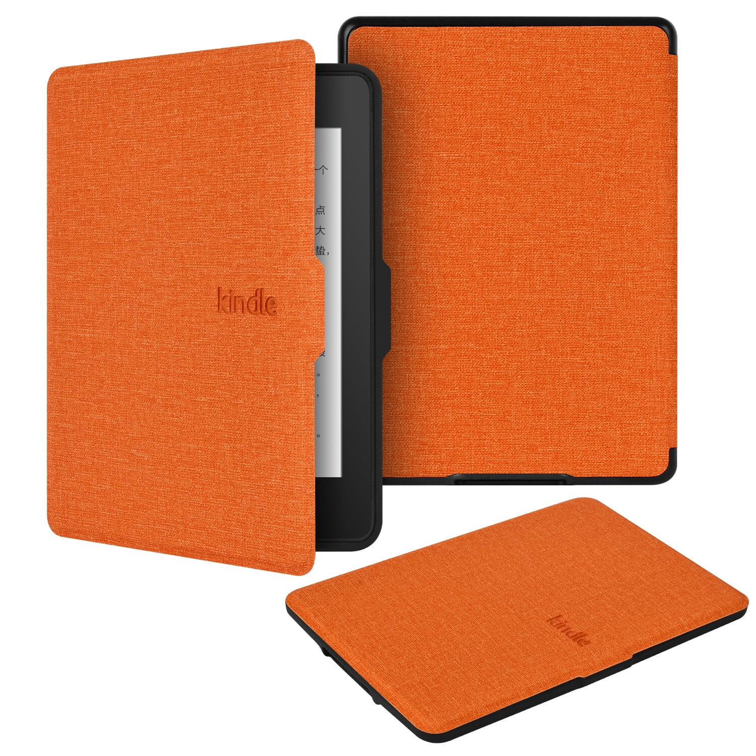 Funda Gangxun De Tela Con Carcasa Suave Tpu Para Kindle Paperwhite 3/2/1 – Modo Automático, Antigolpes, Diseño Ligero