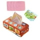 thumbnail image 1 of Sensory Pull Along Caja de Pañuelos para Niños Pequeños Busy Pull Tissue Busy Pull Tissue Actividad Educación Temprana Aprendizaje Juguete Niño Preesc con 3 Toallas Autobús, 1 of 1
