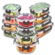 thumbnail image 1 of Recipientes de vidrio para almacenamiento Freshware, 24 piezas con tapas, 1 of 7