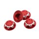 thumbnail image 5 of Tuercas De Cubierta Antipolvo Hexagonales De Cubo De Rueda De Aluminio De 17mm Para 1/8 RC Monster Car Rojo, 5 of 5