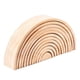 thumbnail image 1 of 12 Bloques De Arcoíris De Madera Arco Apilable Anidación Ni?os Mano-ojo Rompecabezas Juguete B, 1 of 5
