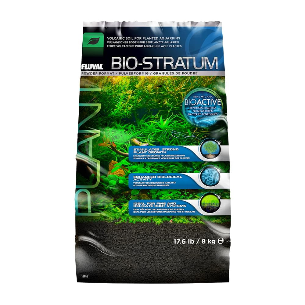 Sustrato Para Acuario Fluval Suelo Volcánico Natural Rico En Minerales