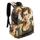 thumbnail image 2 of Resident Evil-theme Backpack, Campus style schoolbag Bookbag with Adjustable Shoulder Straps And Large Zip Compartment, Unisex Travel Bags.42x30x15cm, 2 of 6