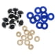 thumbnail image 1 of Juguete de seguridad de plástico de 10pcs ojos + no tejidos con purpurina + arandela 20 mm azul oscuro, 1 of 5