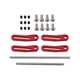 thumbnail image 1 of Parachoques RC De Metal CNC, Barra Parachoques Delantera Y Trasera Para Camiones Trepadores De Control Remoto 1/10, Accesorios DIY, Color Rojo, 1 of 5