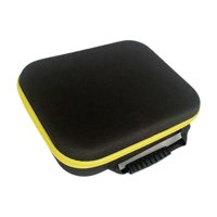 Ioensy - Estuche De Transporte Para Taladro Eléctrico, Resistente Al Agua, Caja De Almacenamiento Para Herramientas, Para Llaves, Alicates, 27 Cm X 22 Cm X 7 Cm, Amarillo