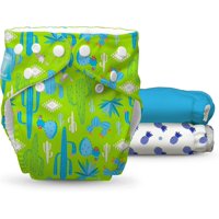 Charlie Banana - Pañales Reutilizables Y Lavables, 3 Pañales Y 6 Insertos