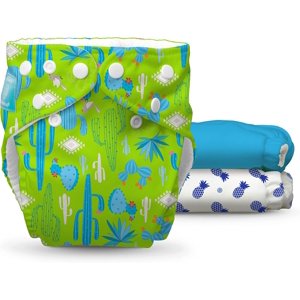 Charlie Banana - Pañales Reutilizables Y Lavables, 3 Pañales Y 6 Insertos