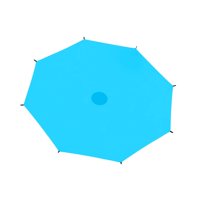 Ioensy - Cubierta Para Sombrilla De Trampolín Para Patio Trasero, Color Azul, Protección Solar Para Trampolín De 3,06 M