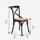 thumbnail image 3 of Silla De Comedor Crossback Madera Negro, 3 of 6