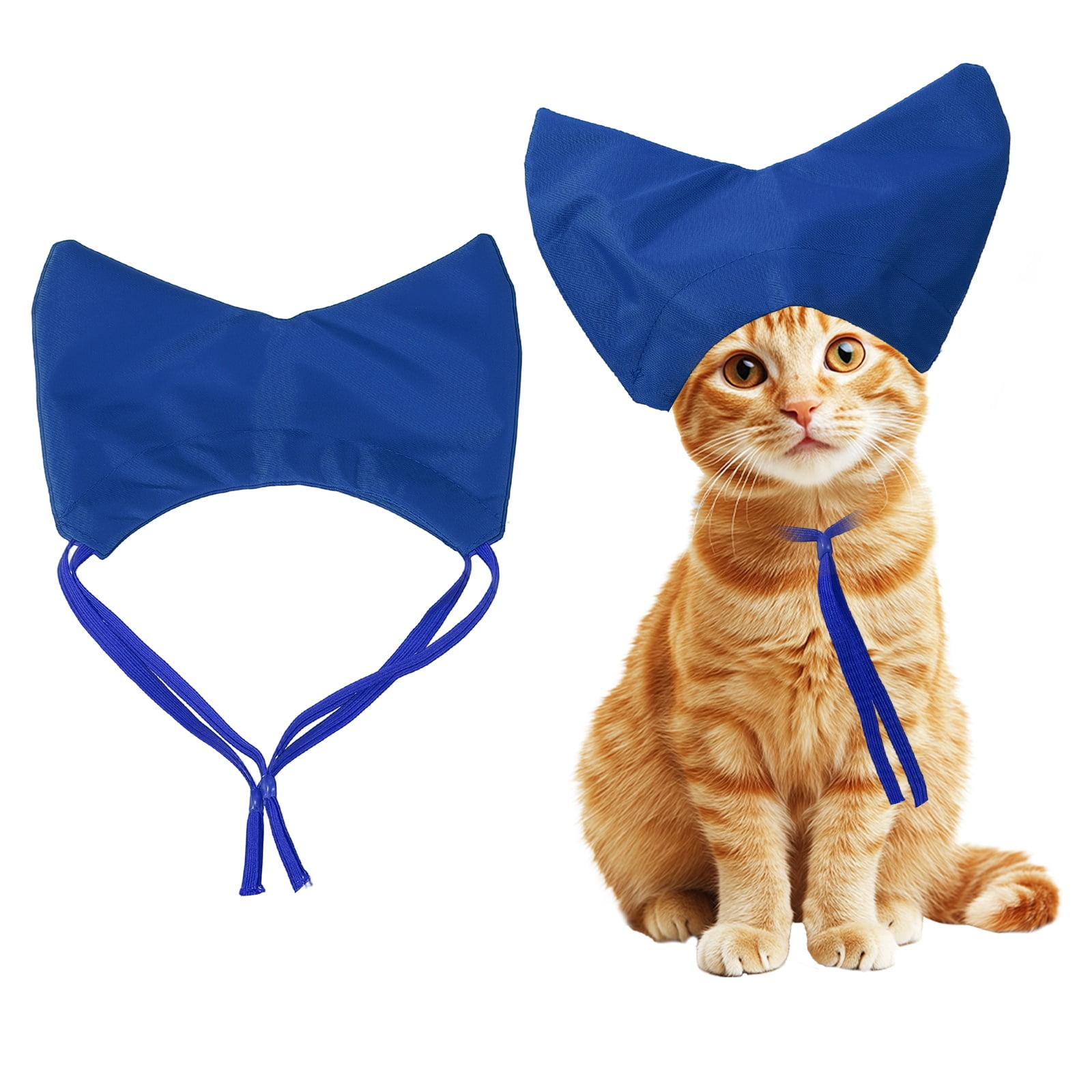 Gorro de Ducha para Gatos Uxcell, Gorros de Ducha para Perros con Correa Ajustable, (Azul), Destinado para Gatitos/Pequeños Cachorros/Aseo