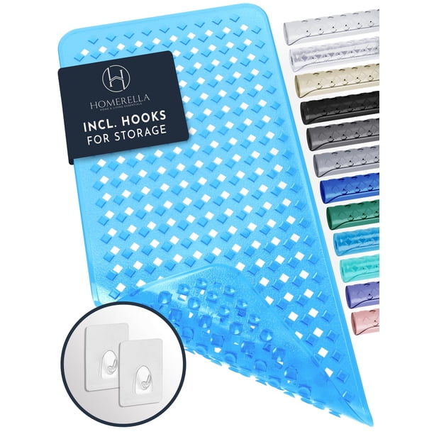 Alfombra de baño Homerella® para bañera, antideslizante, resistente al moho, 90 x 40 cm