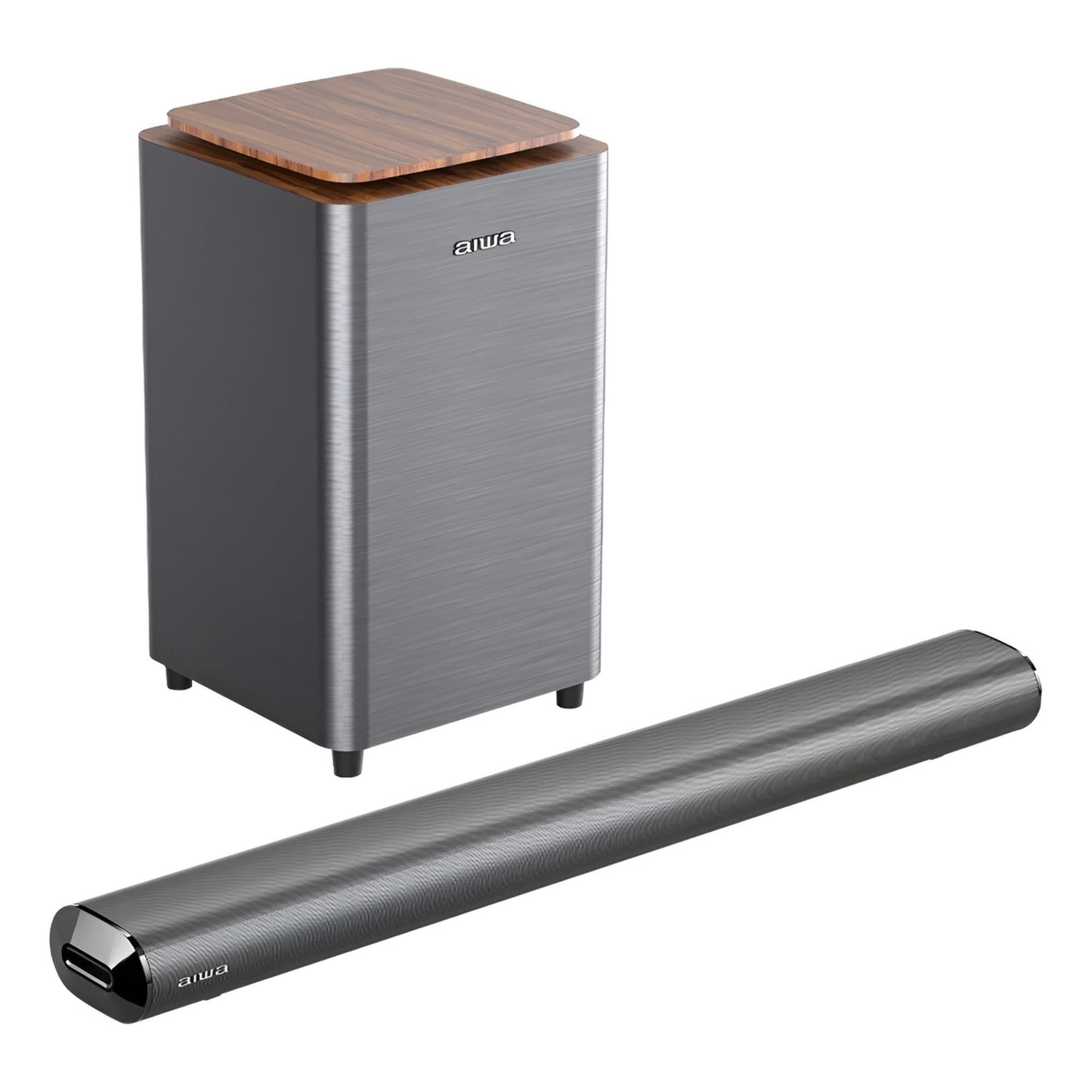 Soundbar Subwoofer Home Theaters 160w 2.1ch Aiwa Aw-sbh23ww