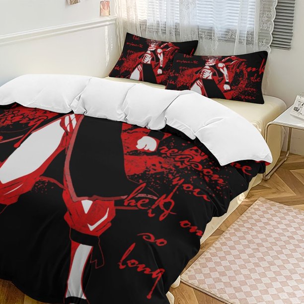 Fairy Tail Anime Home Bed 3-piece Set Classic Japanese Anime Polyester Wash Student Dormitory Set