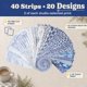 thumbnail image 3 of Tela NEEDLES QUILT STUDIO 10 cm x 112 cm – Colección Escandinava, 3 of 8