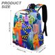 thumbnail image 3 of Monstruos S.A. en Acción-theme Backpack, Campus style schoolbag Bookbag with Adjustable Shoulder Straps And Large Zip Compartment, Unisex Travel Bags.42x30x15cm, 3 of 6