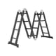 thumbnail image 3 of Escalera 4,6mt Profesional Heavy Duty 16 Peldaños Negra, 3 of 4