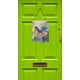 thumbnail image 2 of Letrero metálico de aluminio para colgar en pared o puerta, diseño de pájaro azul, 30 x 40 cm, 2 of 3