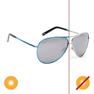 Delsol - Solize Paradise Found - Azul Plateado De Para Unisex - Gafas De Sol