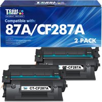 Cartucho De Tóner Cool Toner Cf287A 87A Negro, Paquete De 2 Unidades Para Hp
